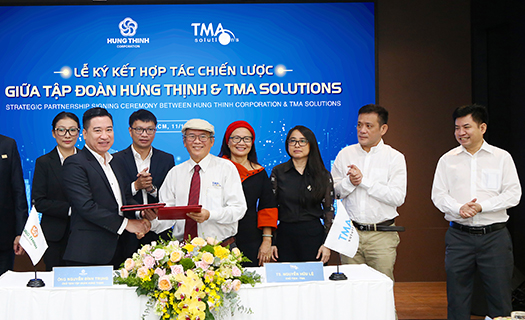 Tập đoàn Hưng Thịnh ký kết hợp tác chiến lược cùng Công ty TMA Solutions